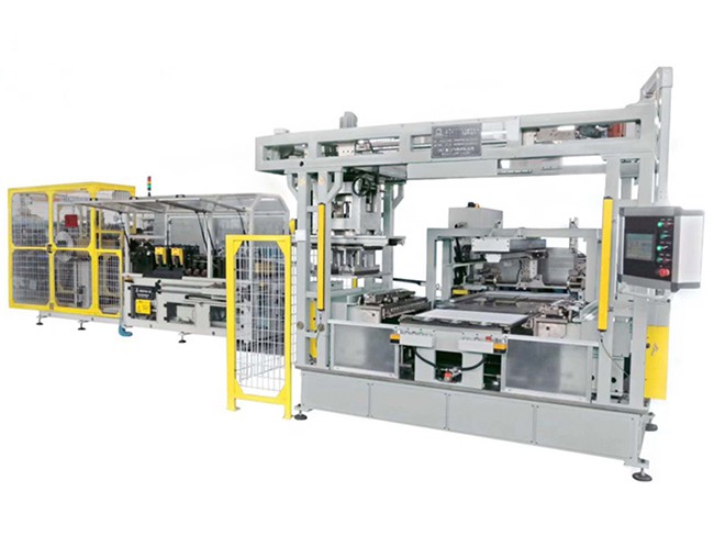 Machine d’assemblage de noyaux de chauffage