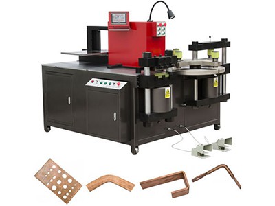 Machine de poinçonnage,de découpe et de cintrage des barres de puissance